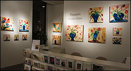 Flowers solo show by Marian Gliese at Artists' Gallery in Columbia, Maryland, March 5-29, 2007